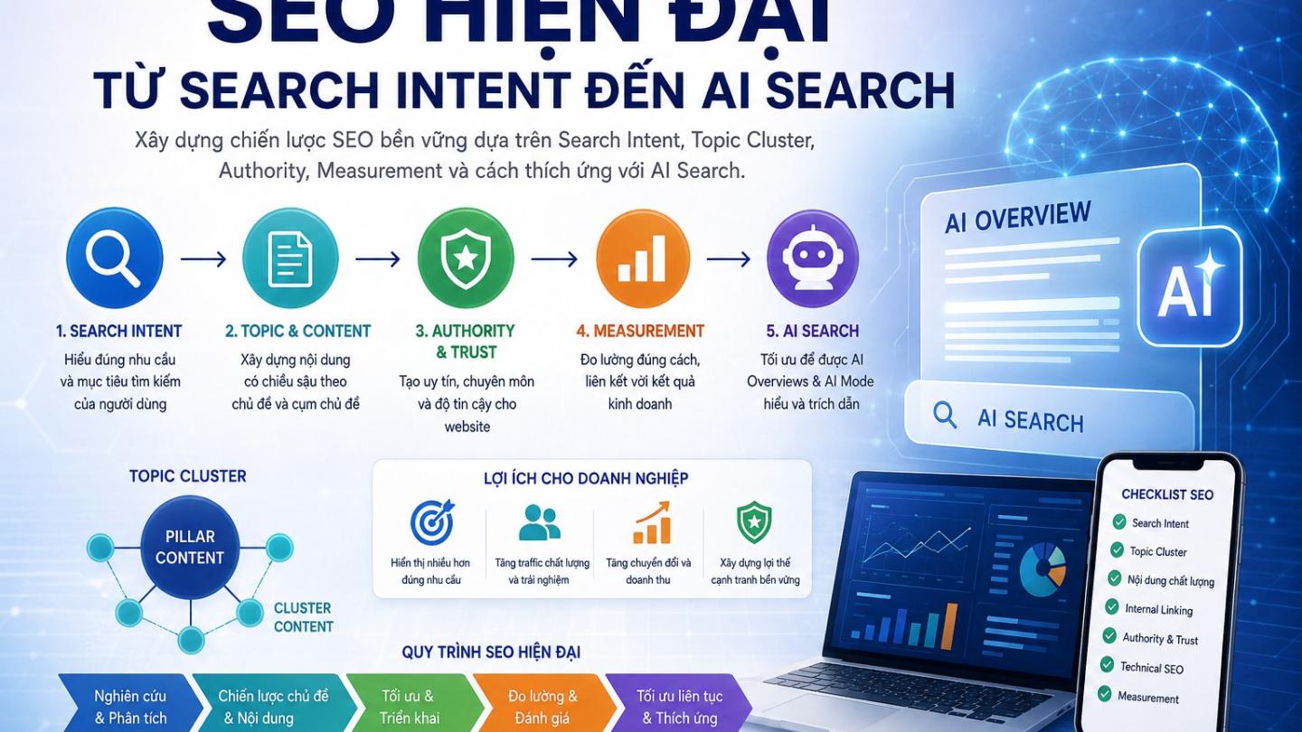 SEO hiện đại: Từ Search Intent đến AI Search