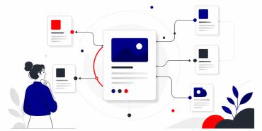 Sơ đồ minh họa trang pillar kết nối các bài viết hỗ trợ trong một Topic Cluster